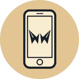 The Wonder Women cell phone icon